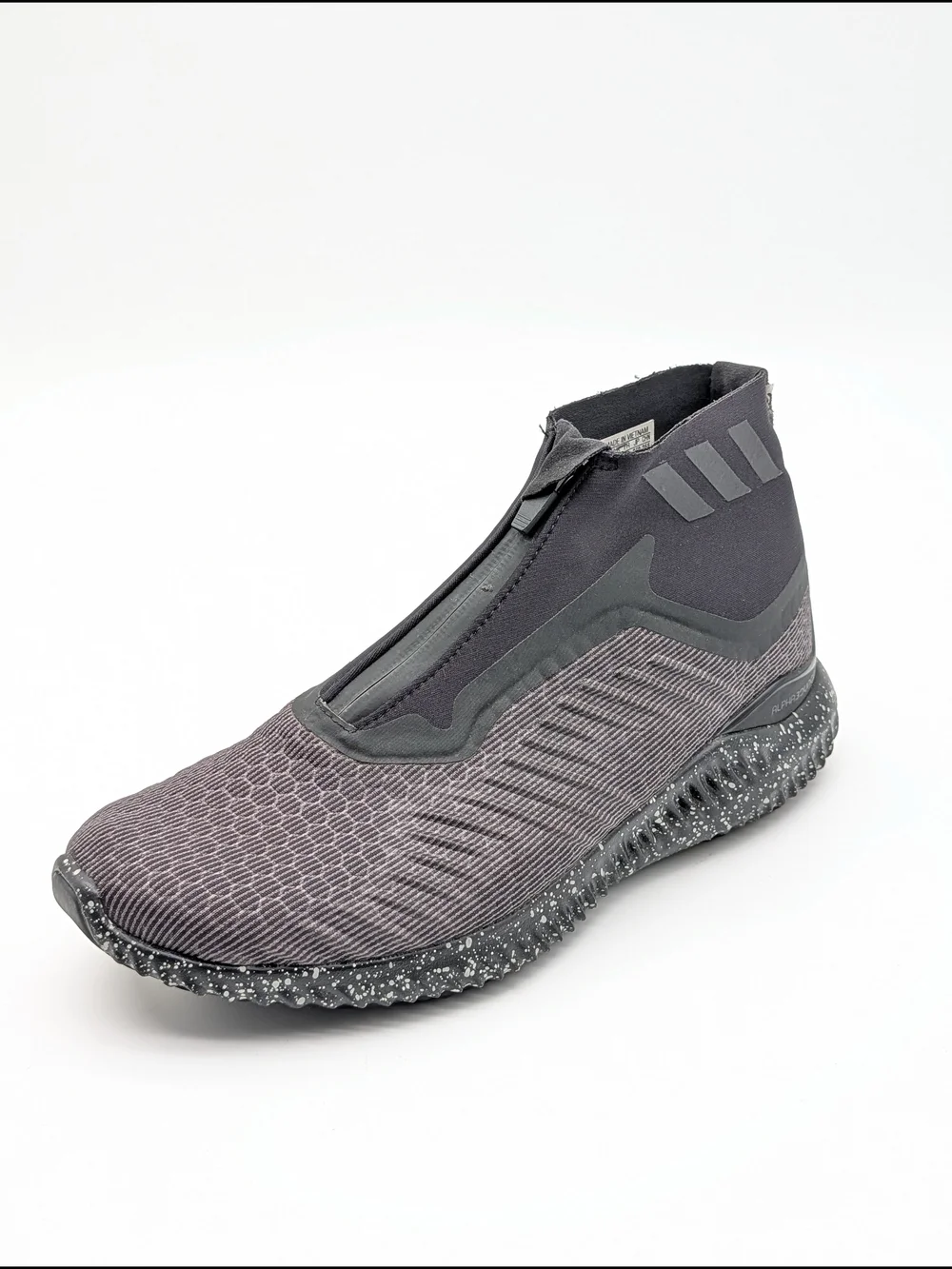 Size 8 - Adidas Alphabounce 5.8 Zip Core Black